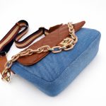 Quilted Denim Crossbody Bag