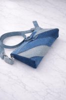Denim Patchwork Shoulder Bag