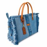 Fashion Fringe Denim Tote Bag