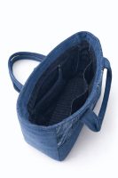 Denim Patchwork Tote Bag