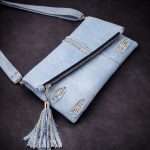 Denim Tassel Crossbody Bag