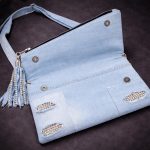 Denim Tassel Crossbody Bag